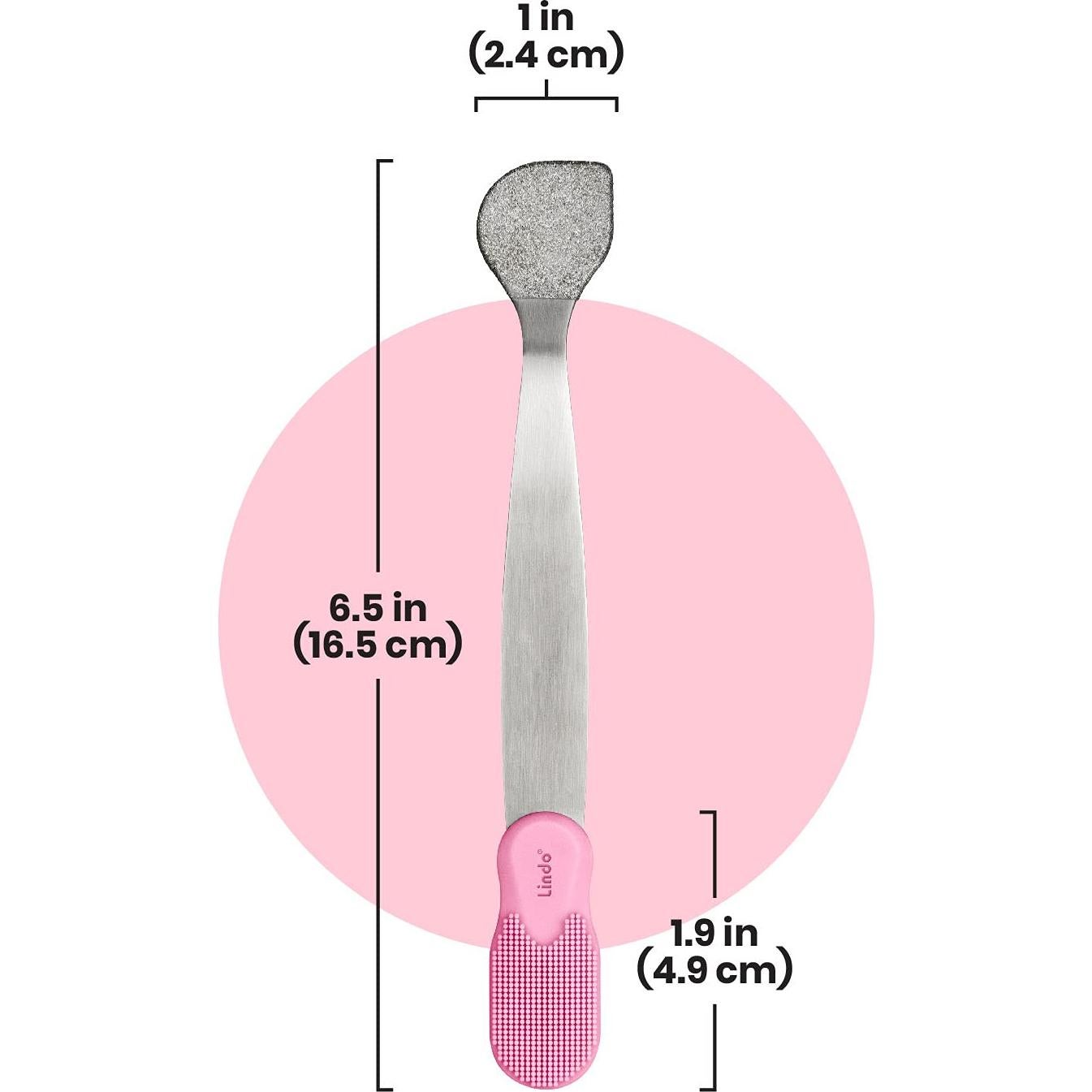 Lindo Beauty Buffer - Herramienta de Microdermoabrasión con Diamante y Exfoliante de Labios