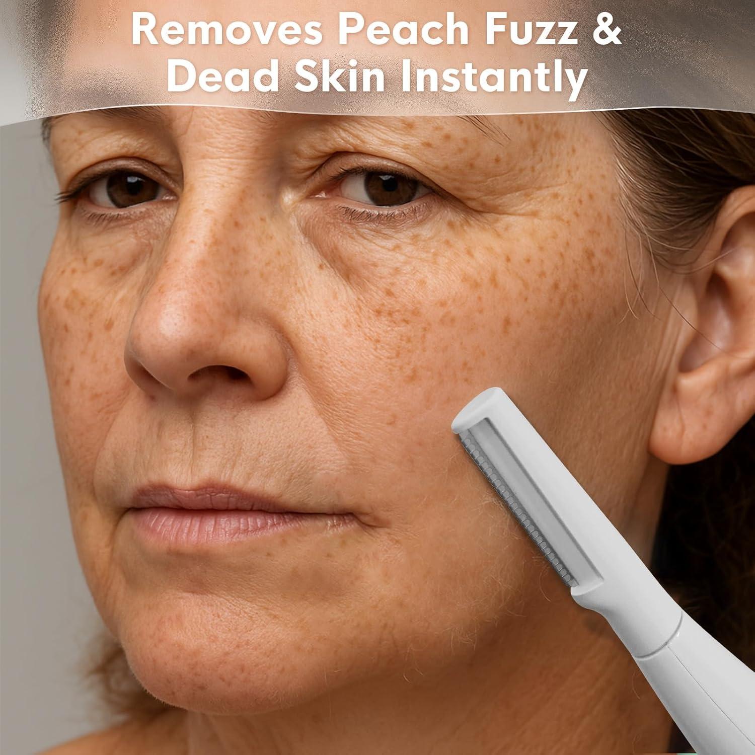 Razor Dermaplane Sonic Skinharbor - Exfoliación Facial 3 Velocidades