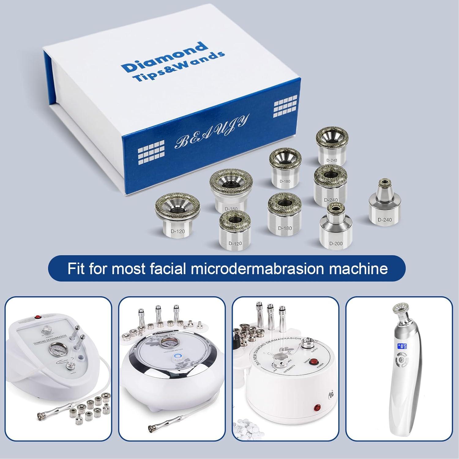 Cabezal de Microdermoabrasión de Diamante mcwdoit - Exfoliador Facial