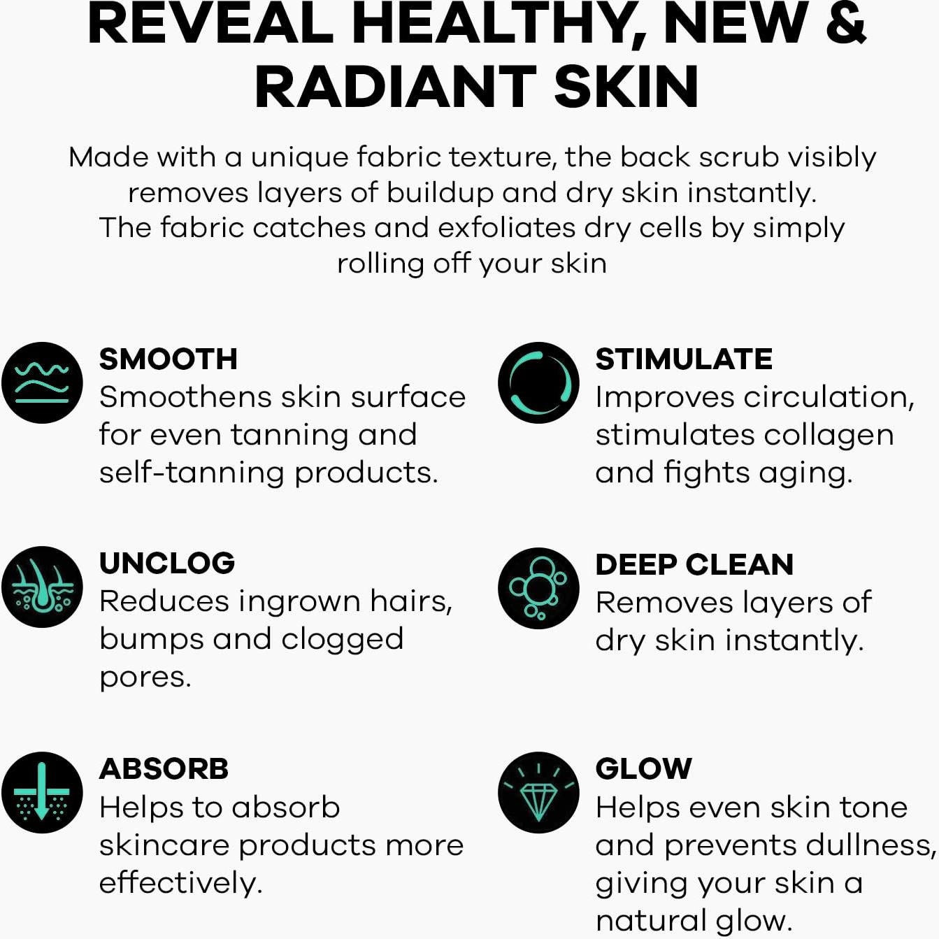 Exfoliador Corporal Dermasuri para Espalda 68.58 cm