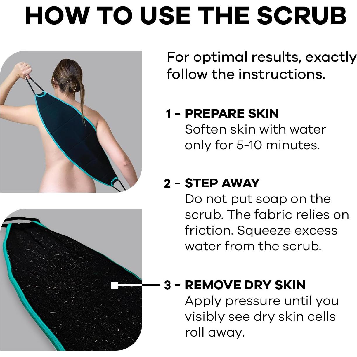 Exfoliador Corporal Dermasuri para Espalda 68.58 cm