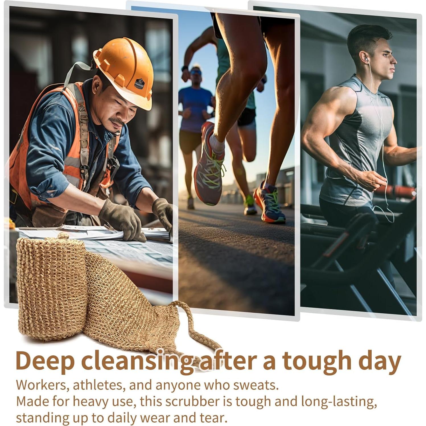 Exfoliador de Espalda YOTDHUO Extra Grueso Natural 69.85cm