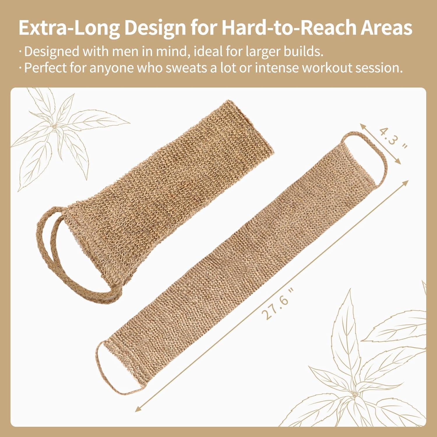 Exfoliador de Espalda YOTDHUO Extra Grueso Natural 69.85cm