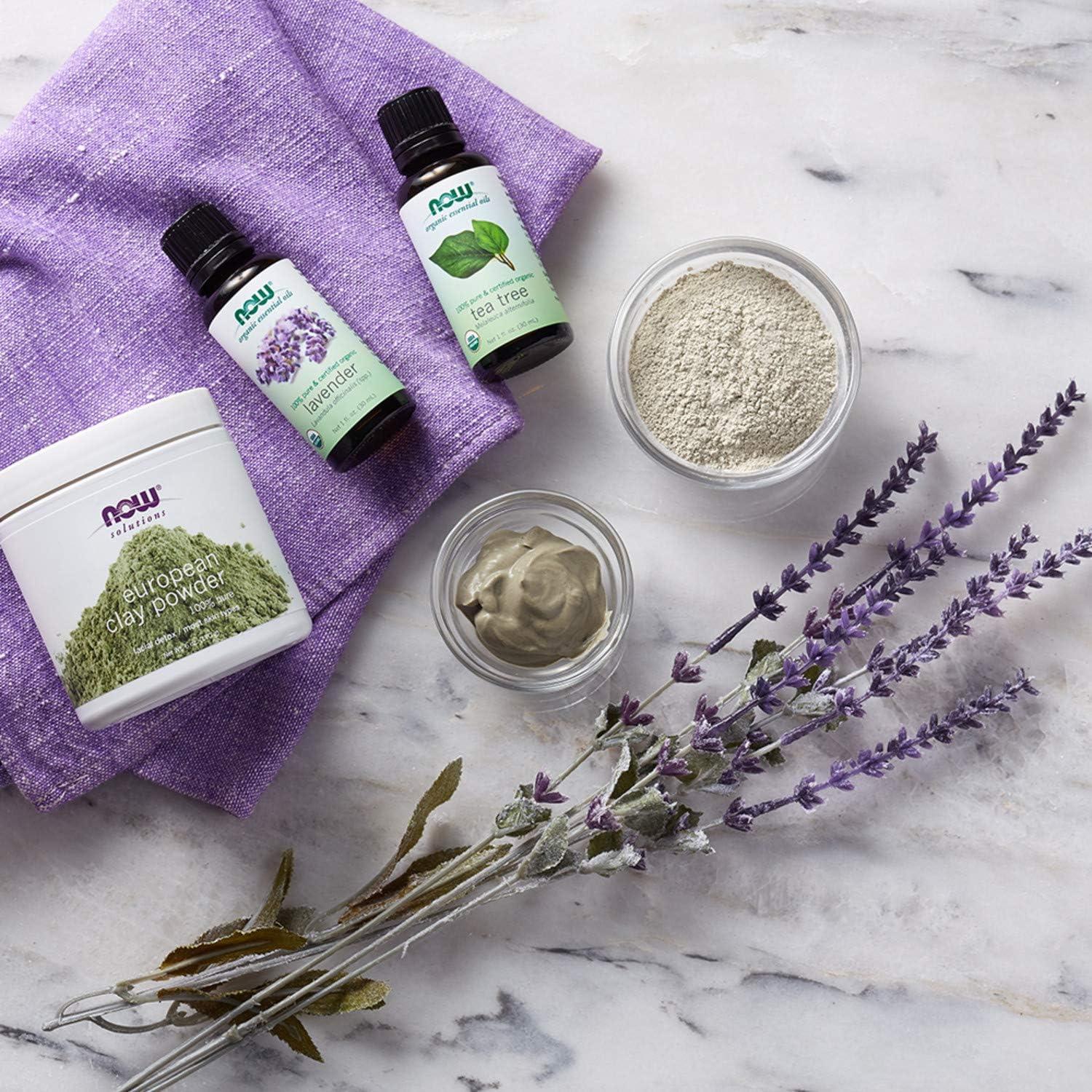 NOW Foods Polvo de Arcilla Europea 170g - Limpiador Facial Detox