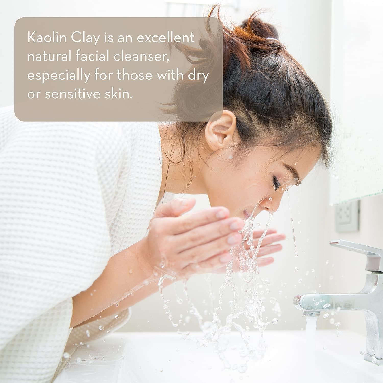 Polvo de Arcilla Kaolin Pure Body Naturals 100 g - Piel Seca y Sensible