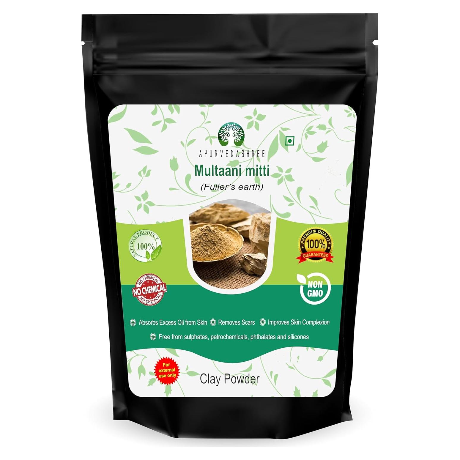 Tierra de Fuller AYURVEDASHREE 100g - Arcilla Bentonita Natural