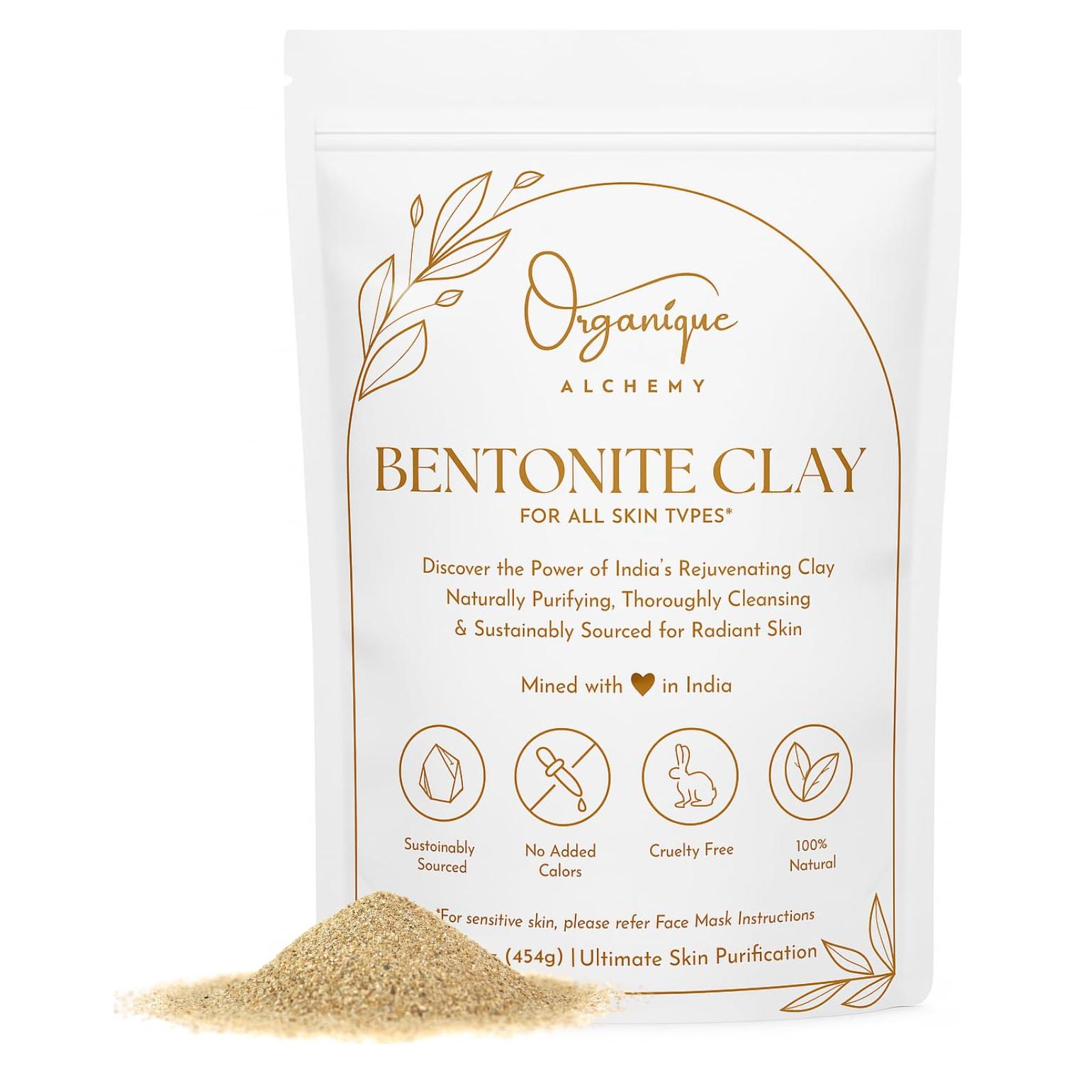 Polvo de Arcilla Bentonita Premium Seema 454g para Mascarilla Facial