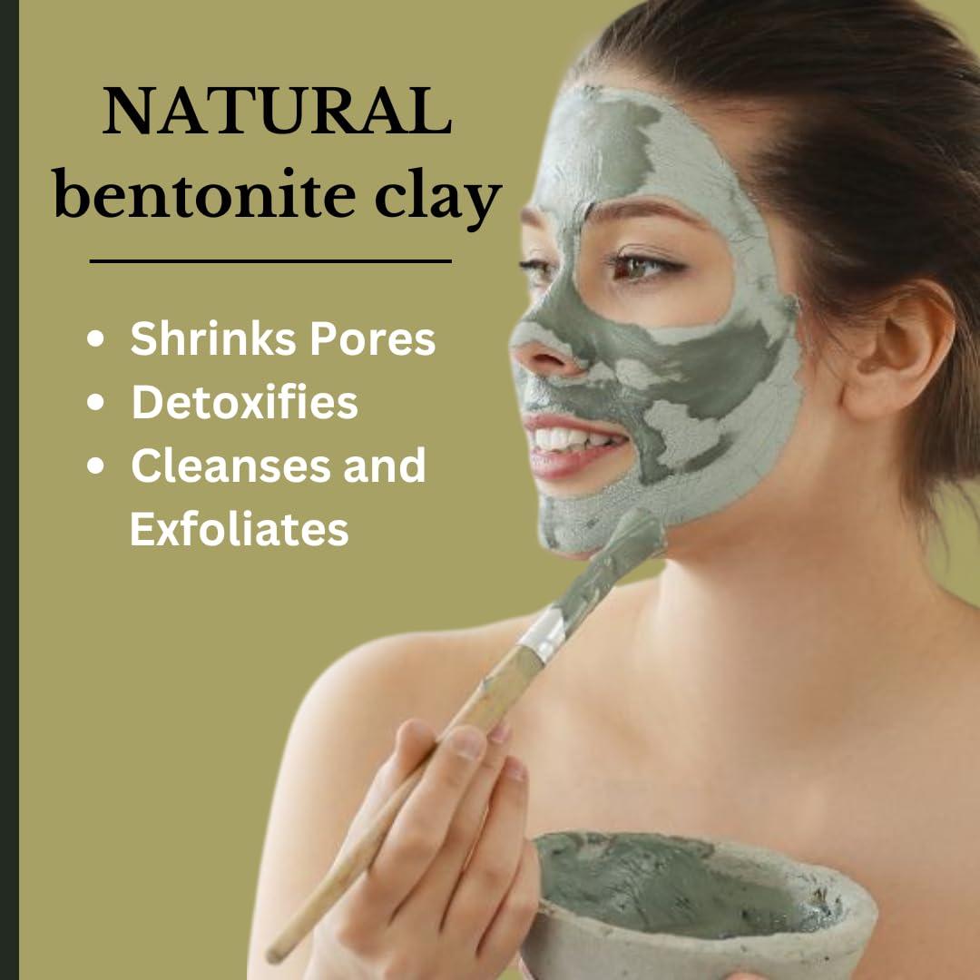 Arcilla Bentonita Natural en Polvo 227g para Mascarillas y Jabones