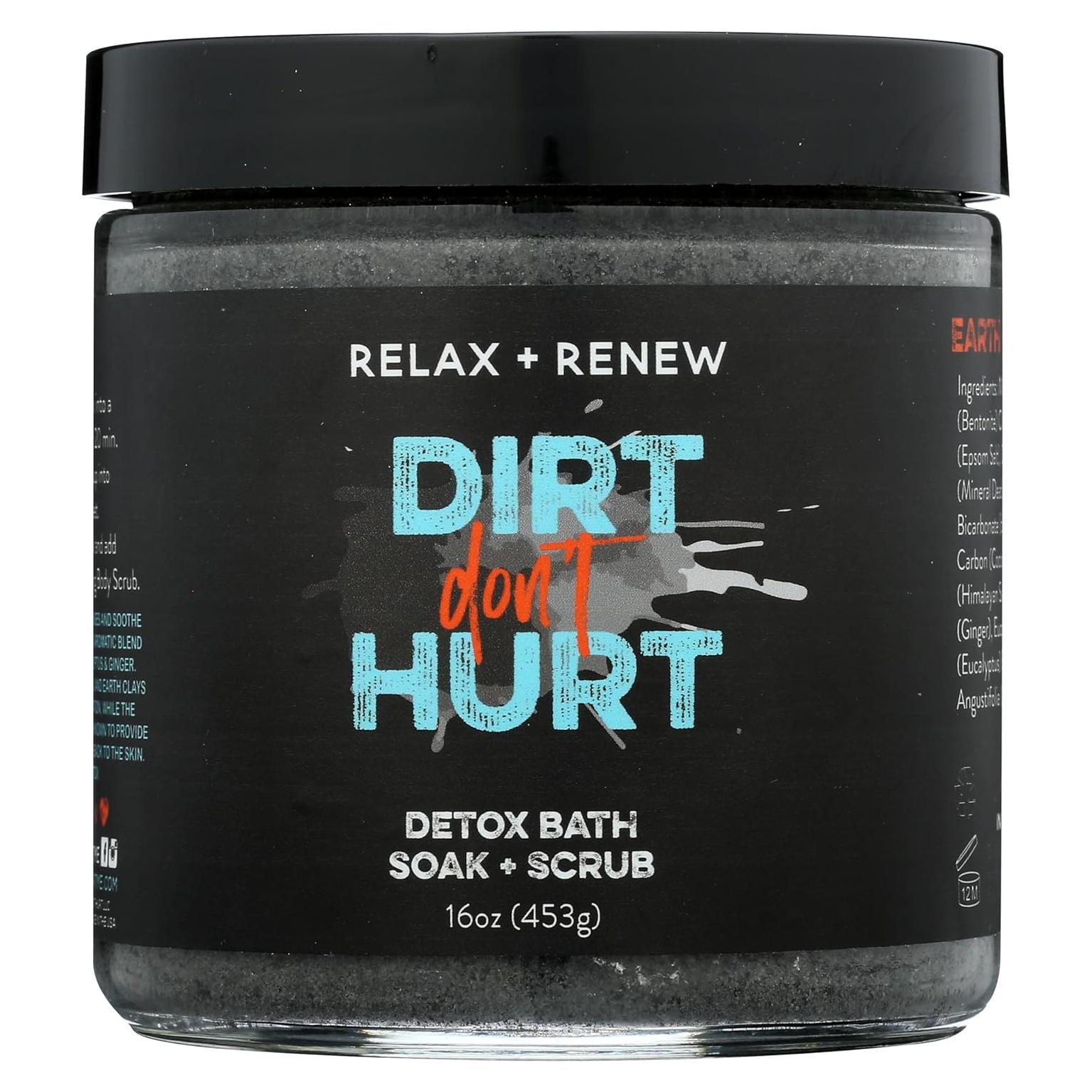 Remojo Detox Natural Dirt Don't Hurt - Exfoliación y Relajación