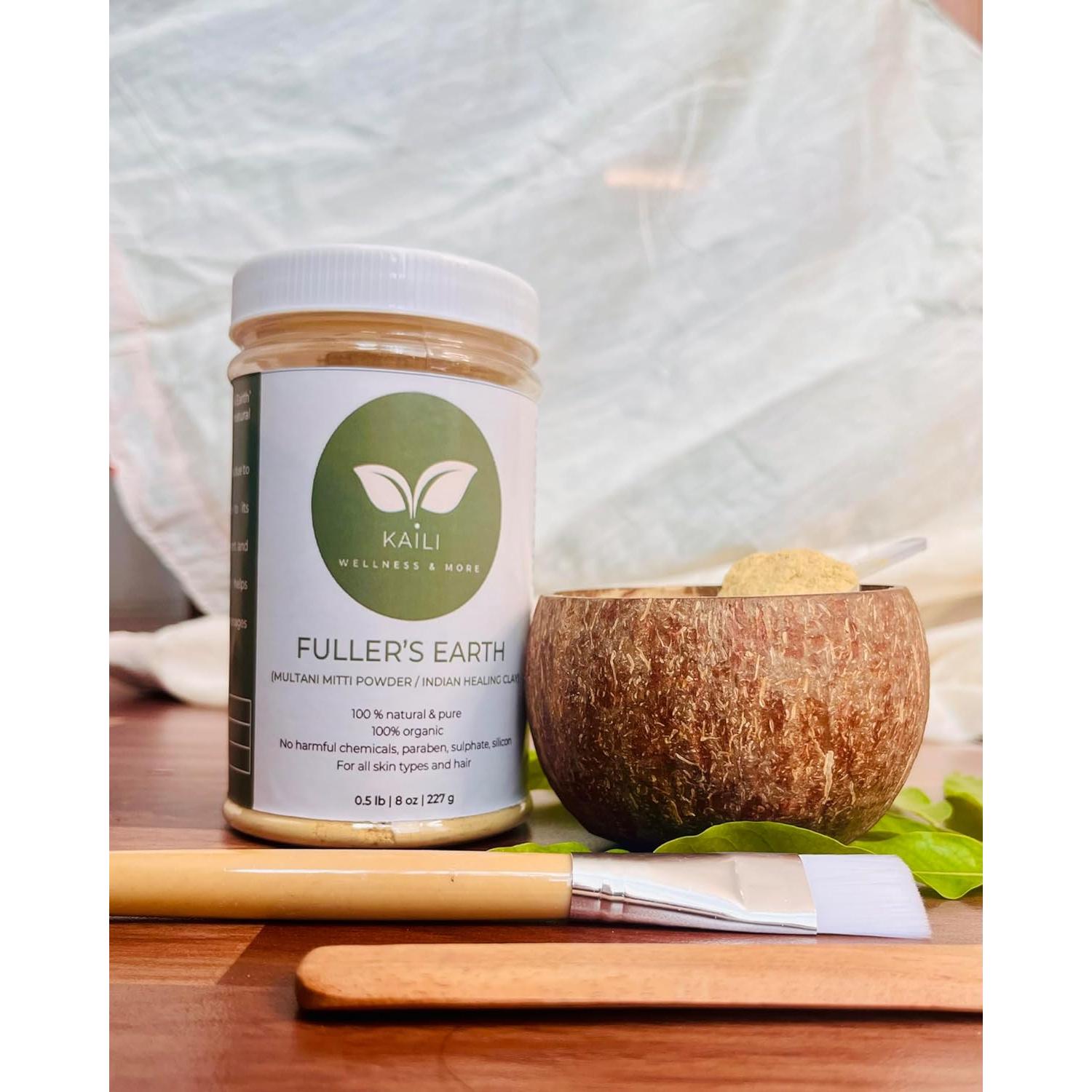 Arcilla Bentonita 100% Natural Kaili 227g - Multani Mitti para Piel y Cabello