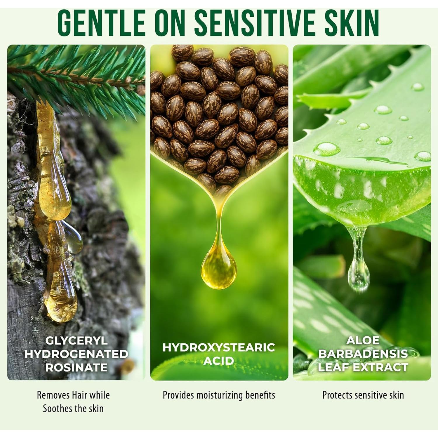 Kit de Depilación Cera Sharmiz 60 Piezas Facial y Cuerpo