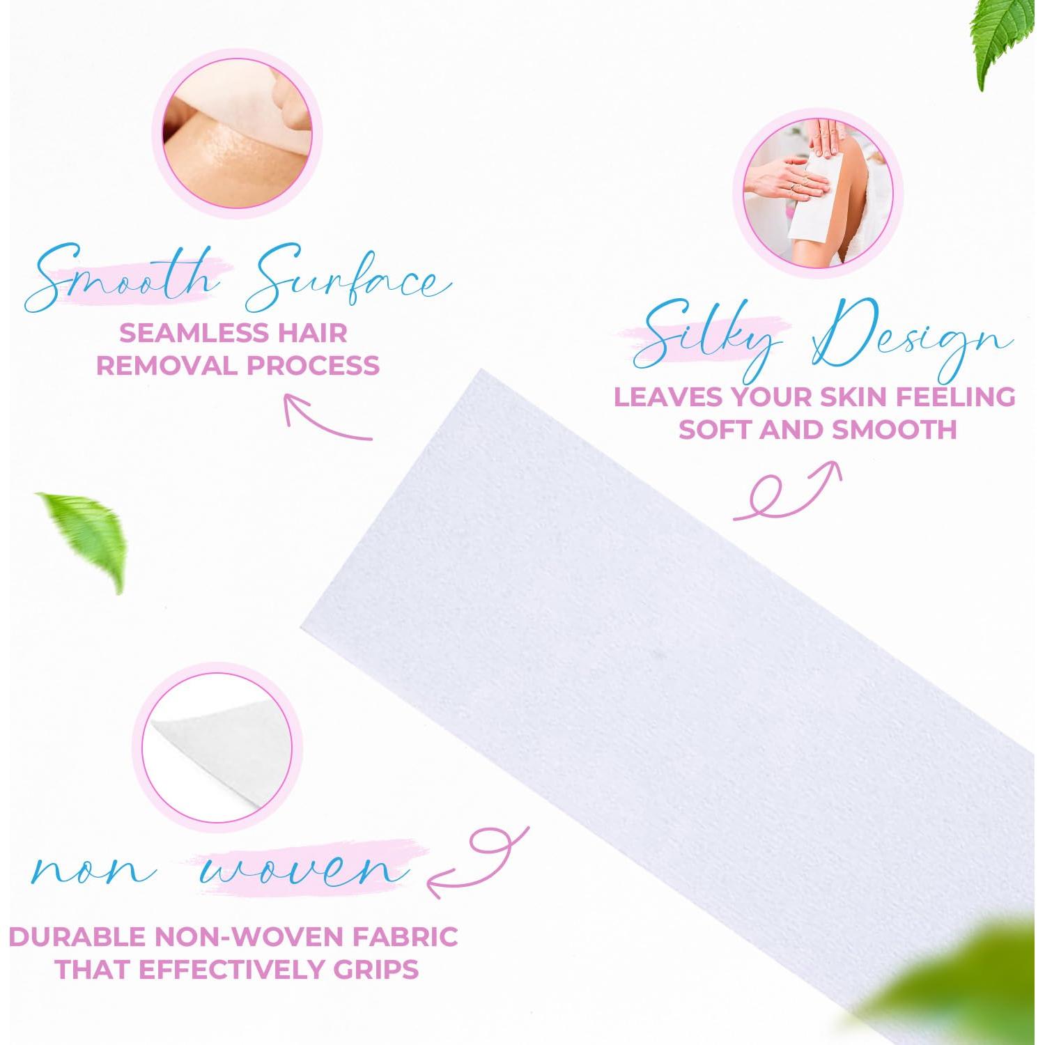 Tiras de Cera para Cuerpo y Facial Tifara Beauty 250 Unidades