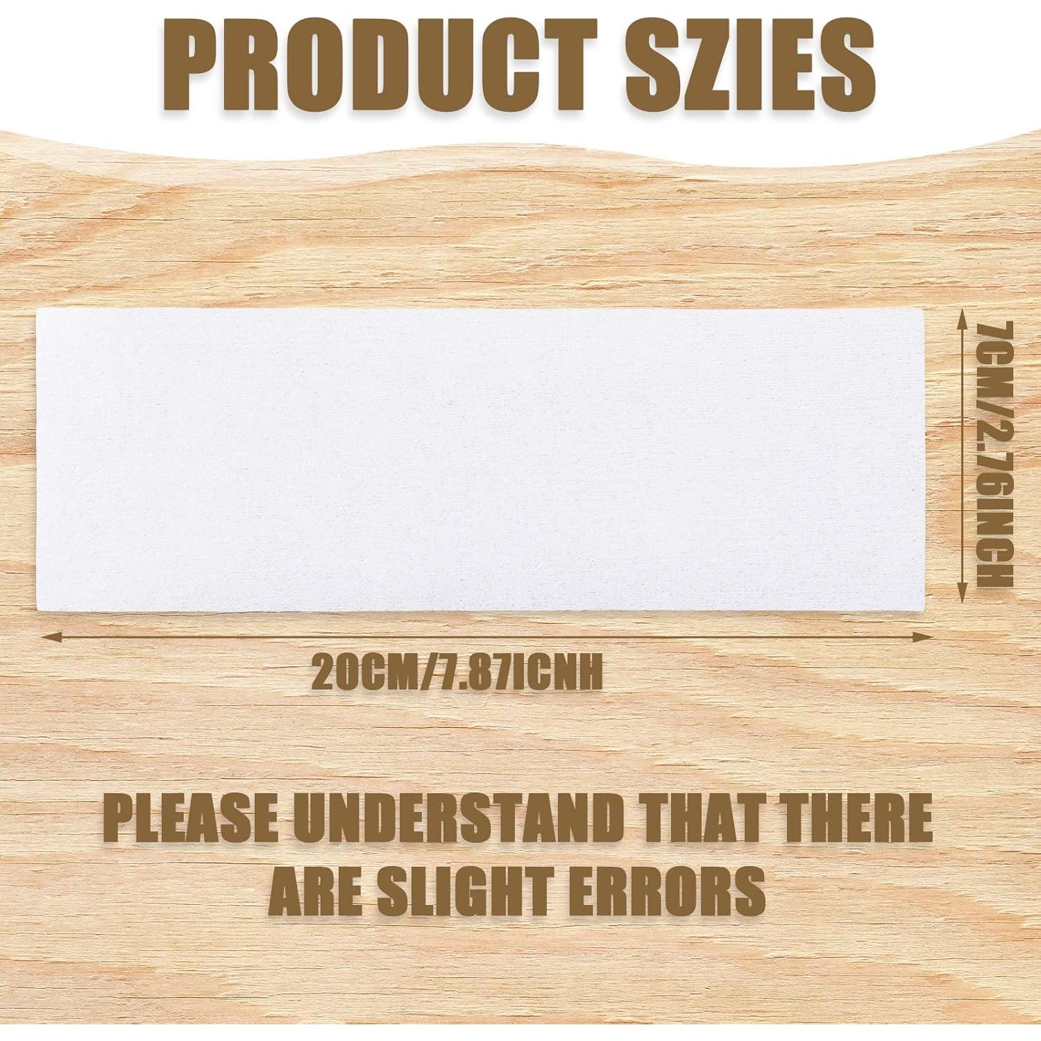 Cintas de Cera No Tejidas Leelosp 1000 Pcs 7x20 cm