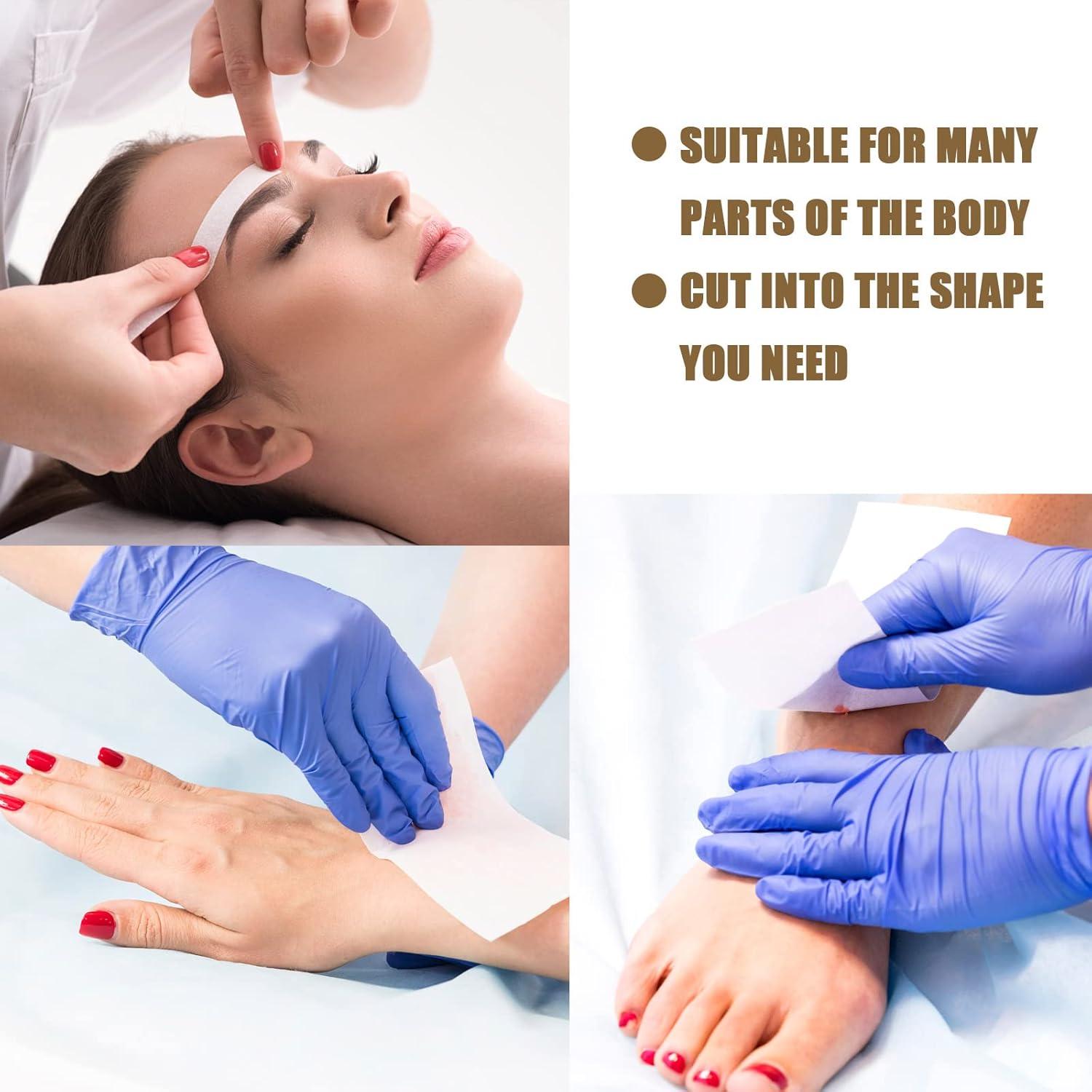 Cintas de Cera No Tejidas Leelosp 1000 Pcs 7x20 cm