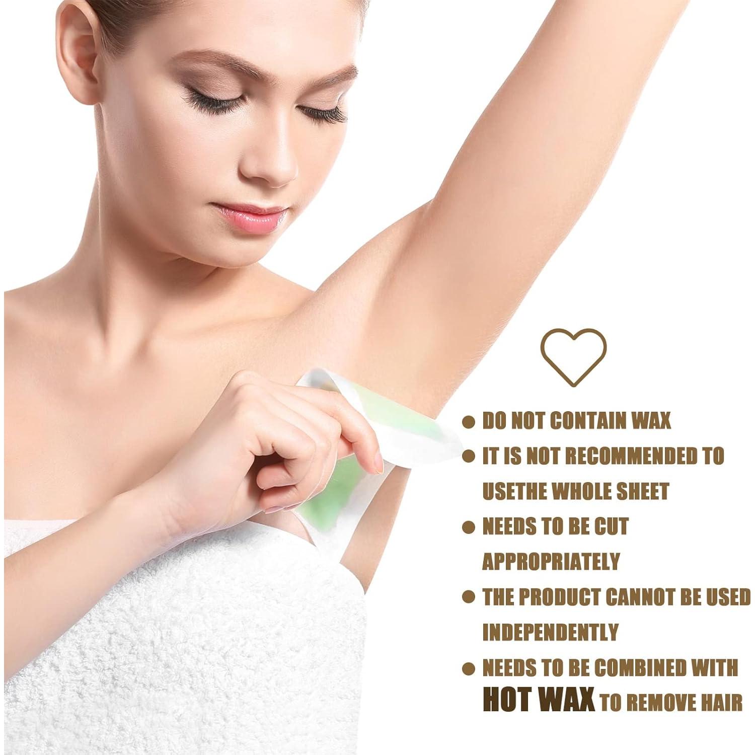 Cintas de Cera No Tejidas Leelosp 1000 Pcs 7x20 cm