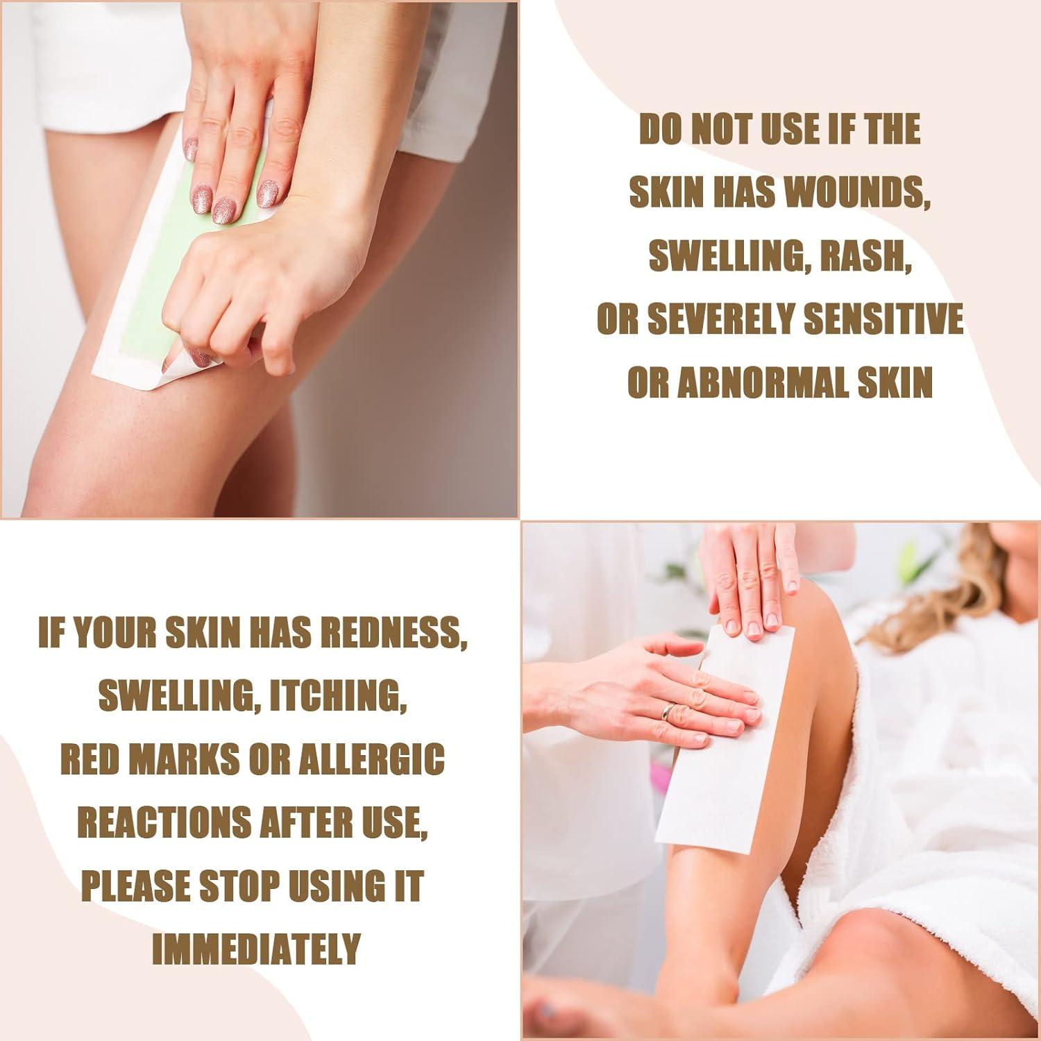 Cintas de Cera No Tejidas Leelosp 1000 Pcs 7x20 cm