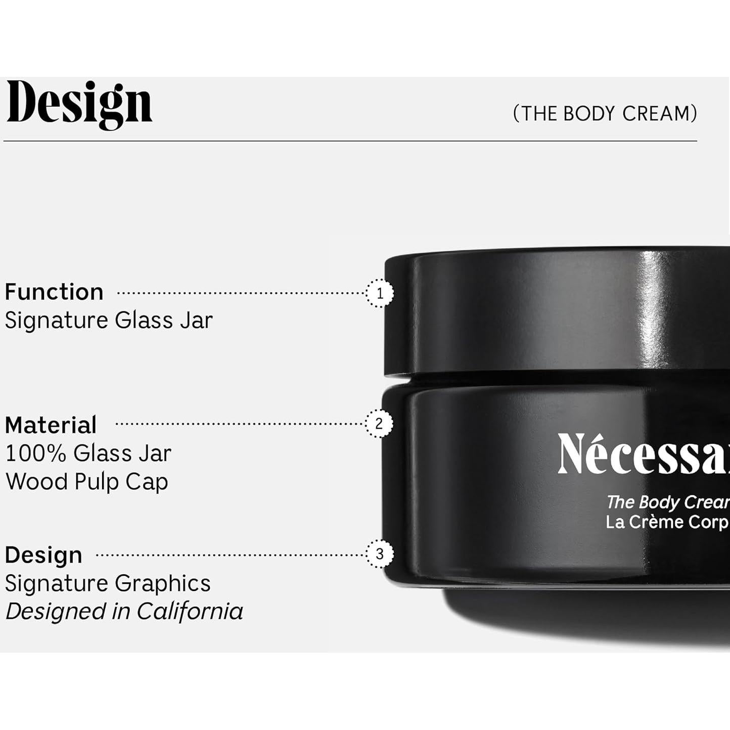 Crema Corporal Nécessaire 189ml - Barrera Hipoalergénica con Ceramidas