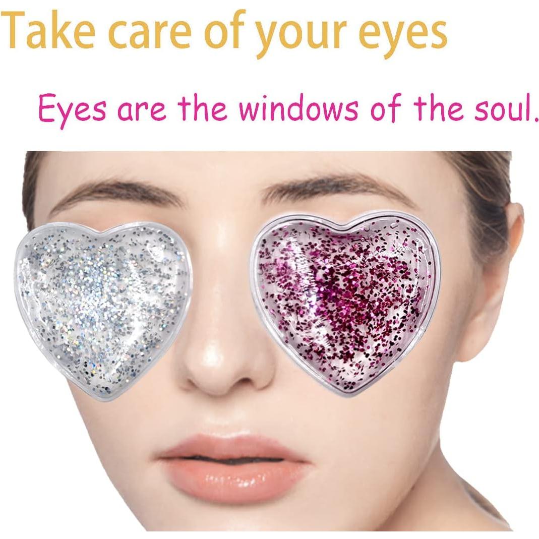 Paquete de Hielo para Ojos Reutilizable Coldchill 2 Corazones