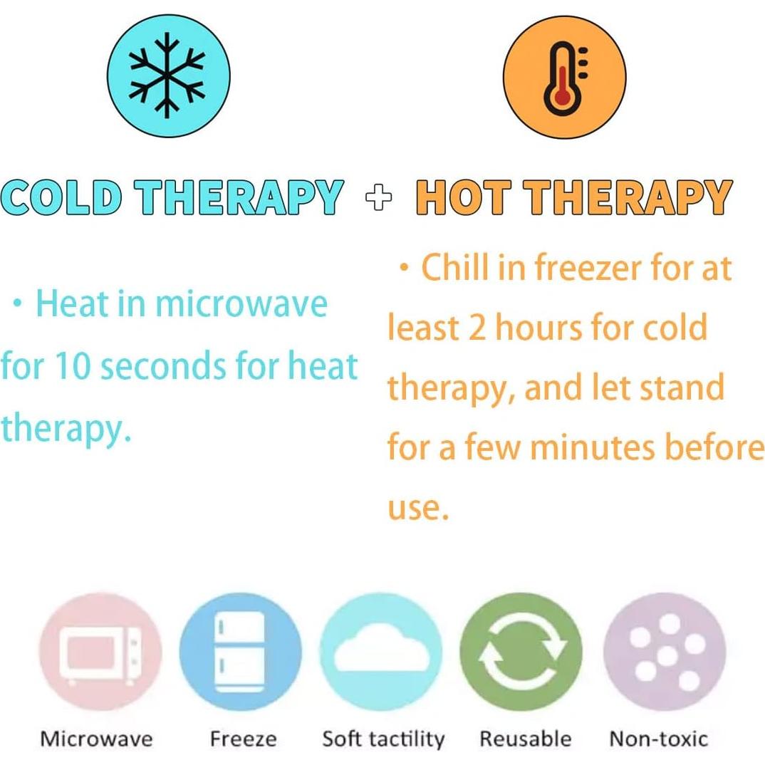 Paquete de Hielo para Ojos Reutilizable Coldchill 2 Corazones