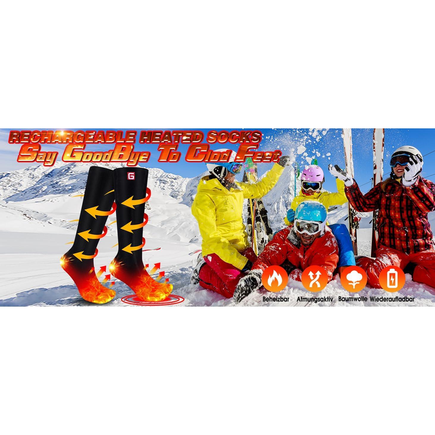 Calcetines Térmicos Recargables Autocastle AC-2023 Unisex