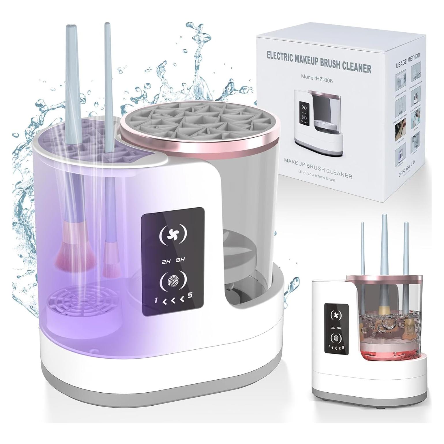 Limpiadora Eléctrica de Brochas de Maquillaje OctHope 3 en 1