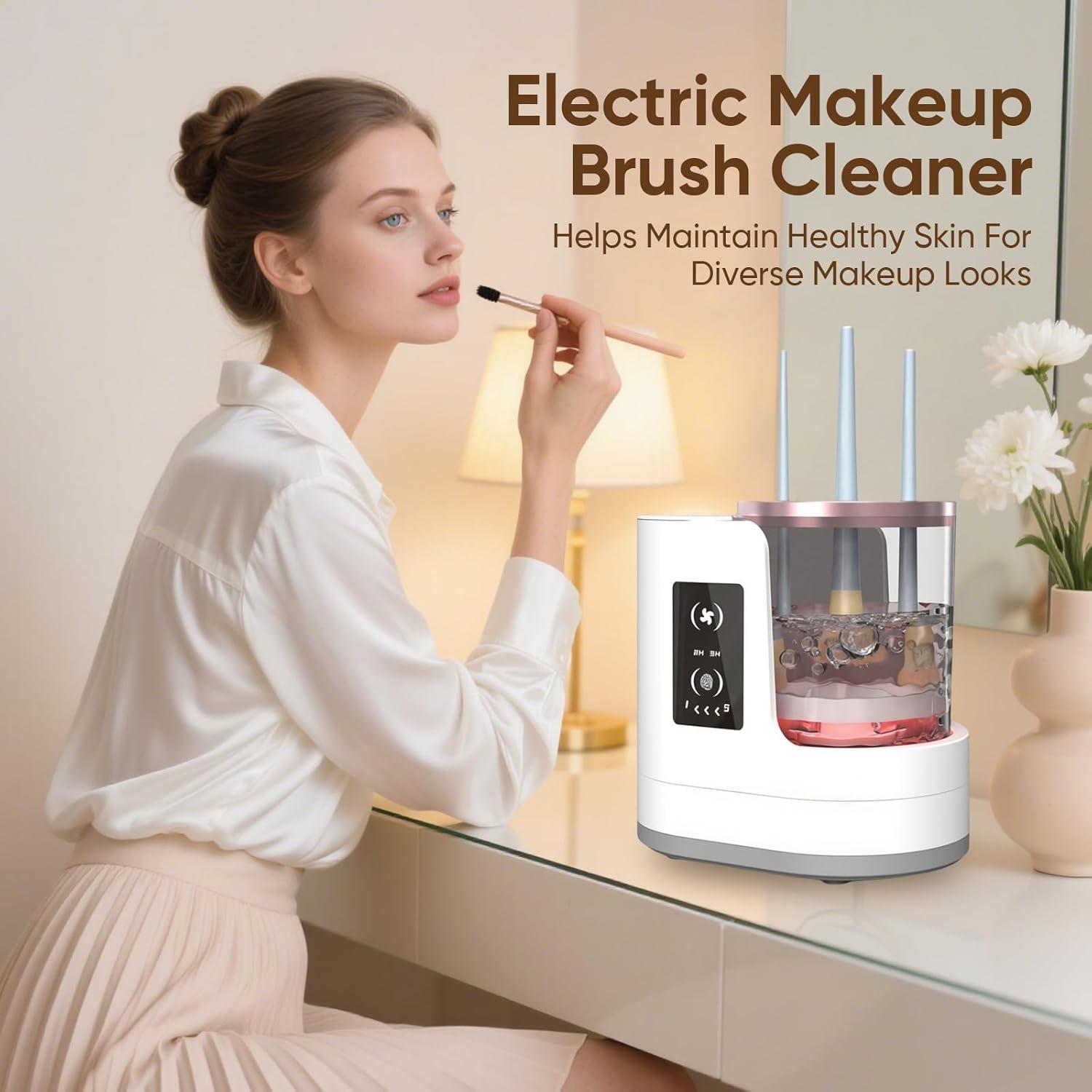 Limpiadora Eléctrica de Brochas Tayuzo 3 en 1 - Secado Rápido