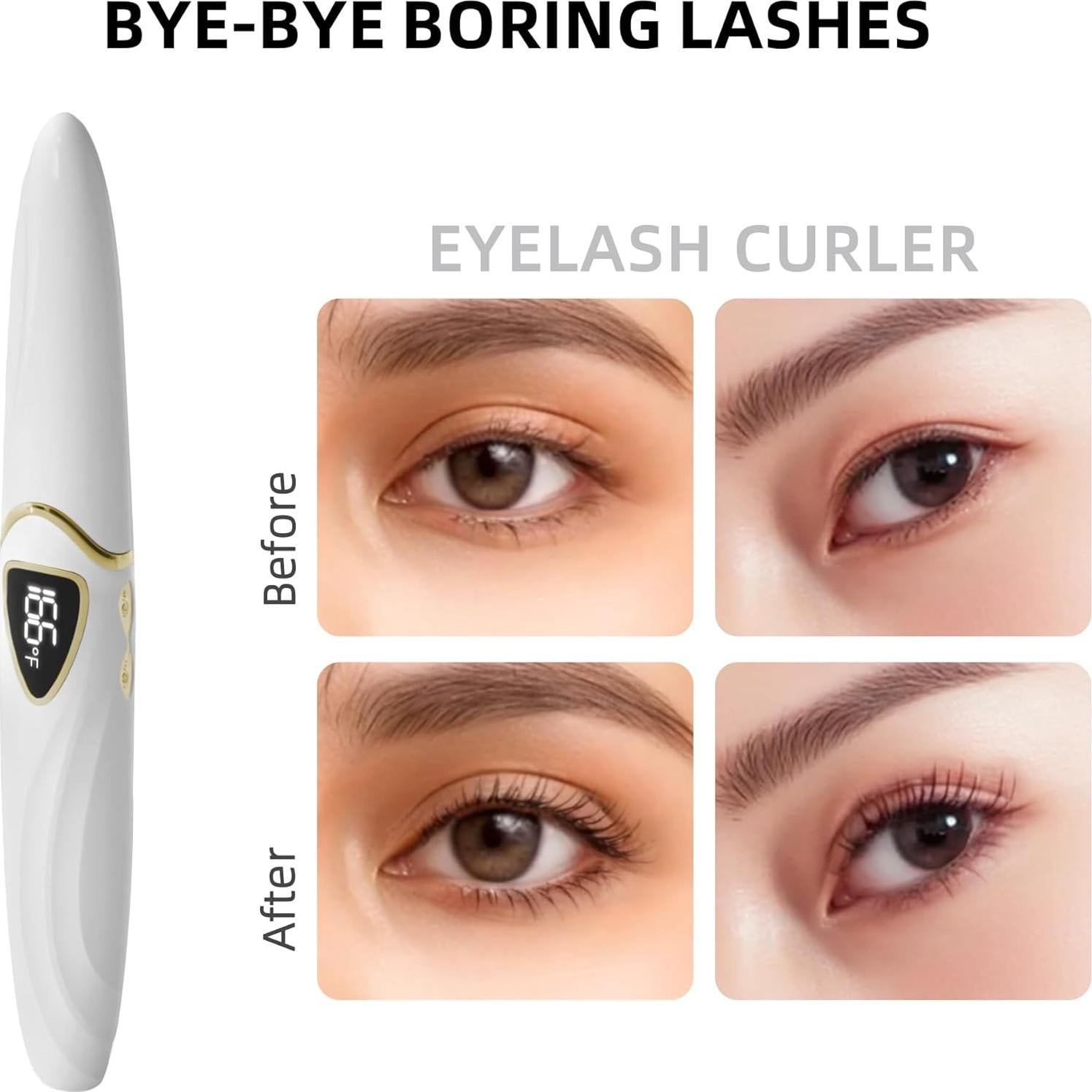 Rizador de Pestañas Eléctrico EYECURL S600 - Calentado, 24H