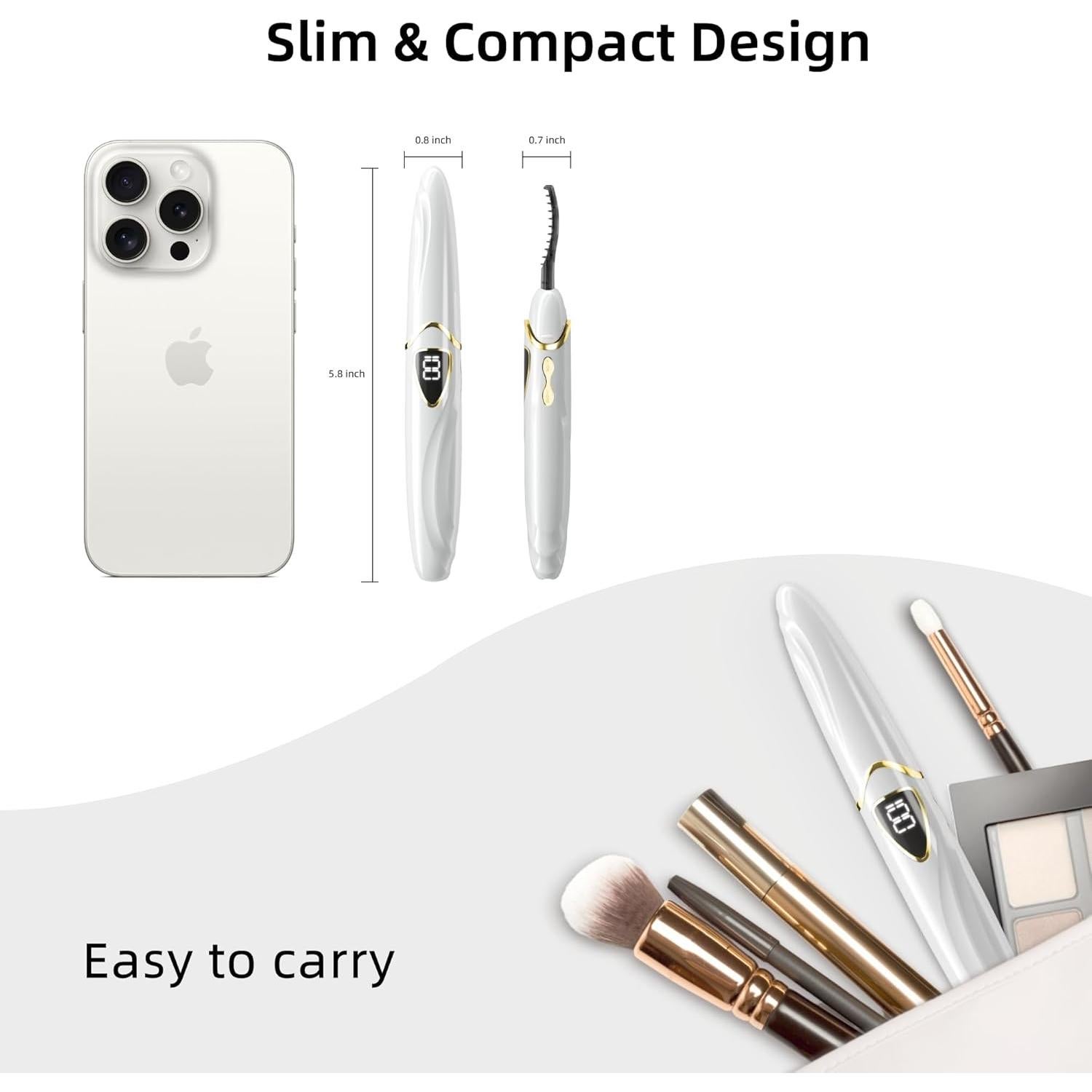 Rizador de Pestañas Eléctrico EYECURL S600 - Calentado, 24H