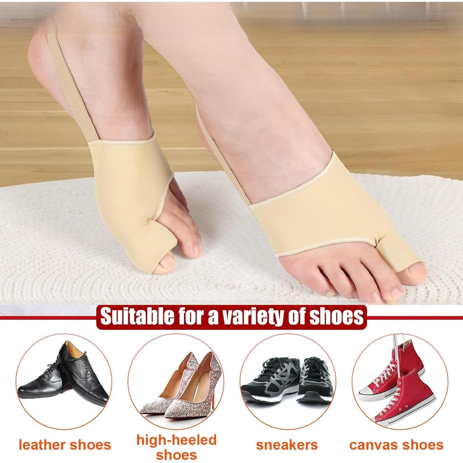 Corrector de Juanetes WELEQUT 2-Pack Beige Alivio Hallux Valgus