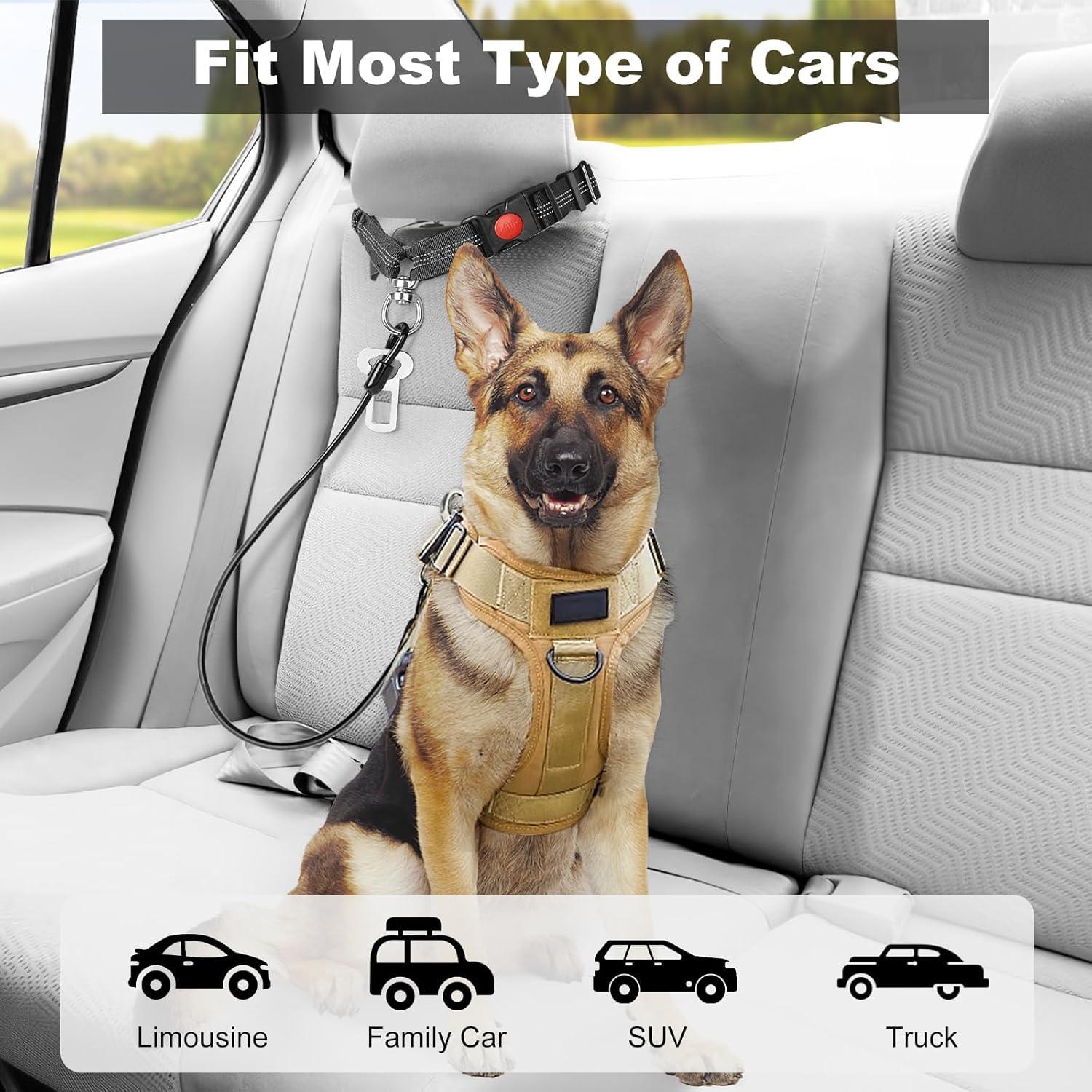 Cinturón de Seguridad para Perros Giiyoe 2 en 1 Alta Resistencia