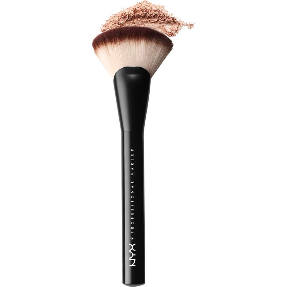 Pincel Profesional NYX Makeup Pro Fan para Polvo