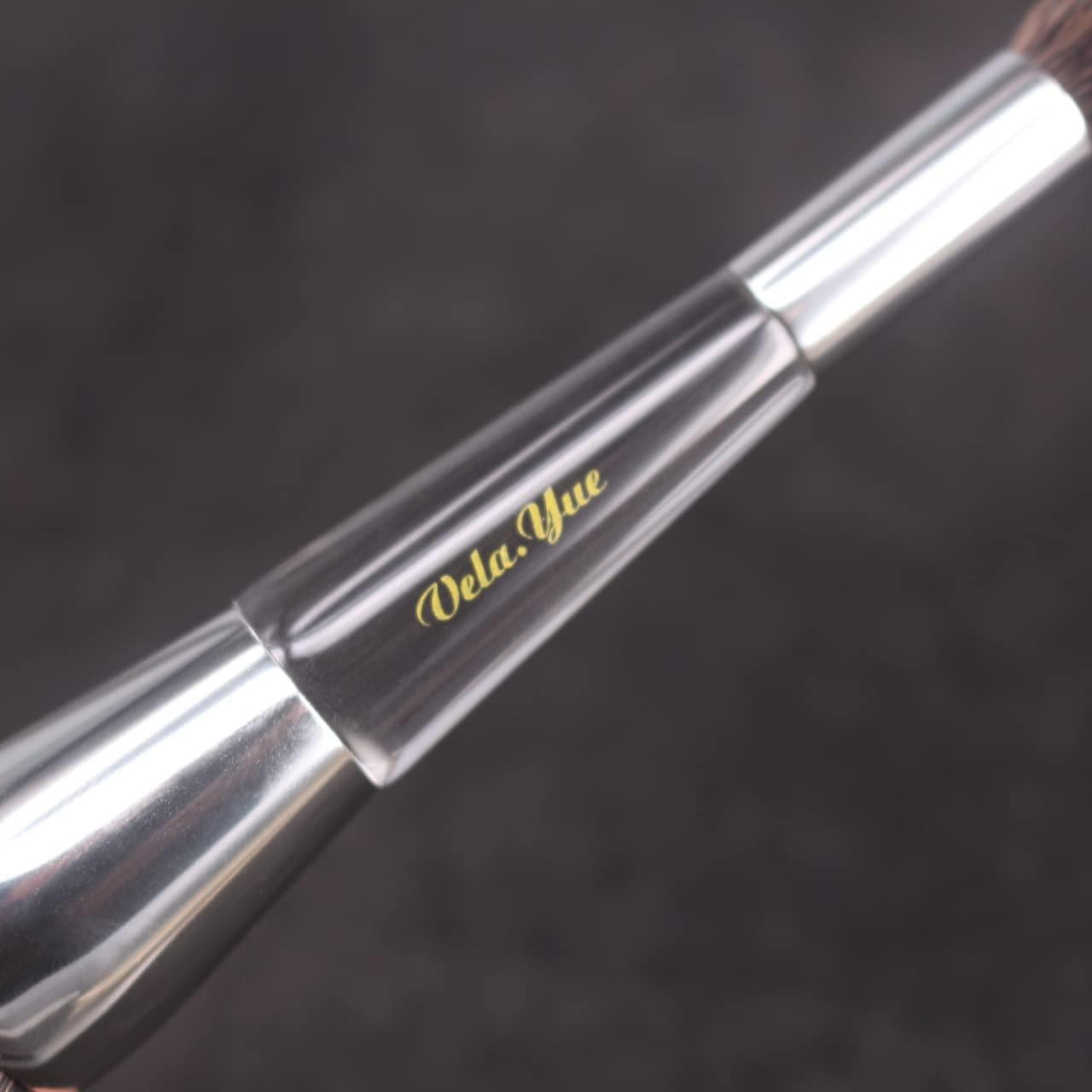 Brocha de Maquillaje Vela.Yue Doble Punta para Crema y Polvo