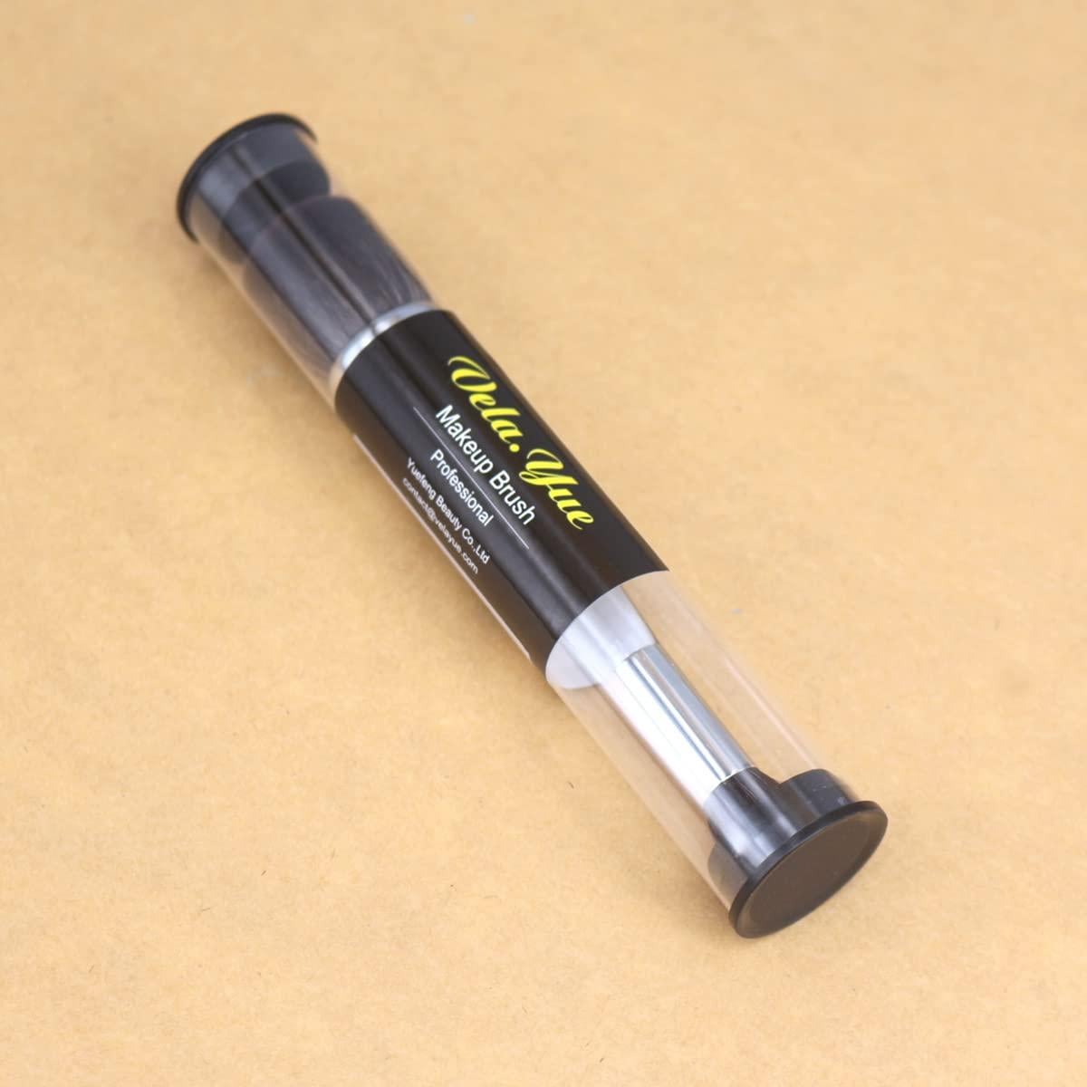 Brocha de Maquillaje Vela.Yue Doble Punta para Crema y Polvo