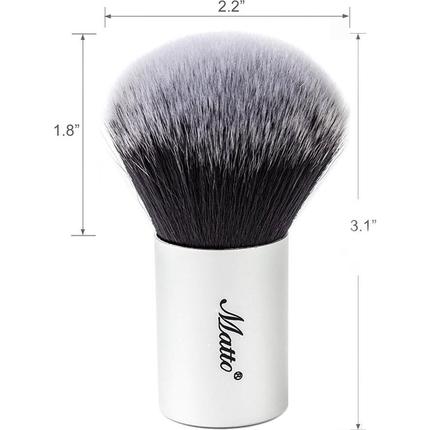 Brocha Kabuki Matto para Polvo, Rubor e Iluminador - MZ