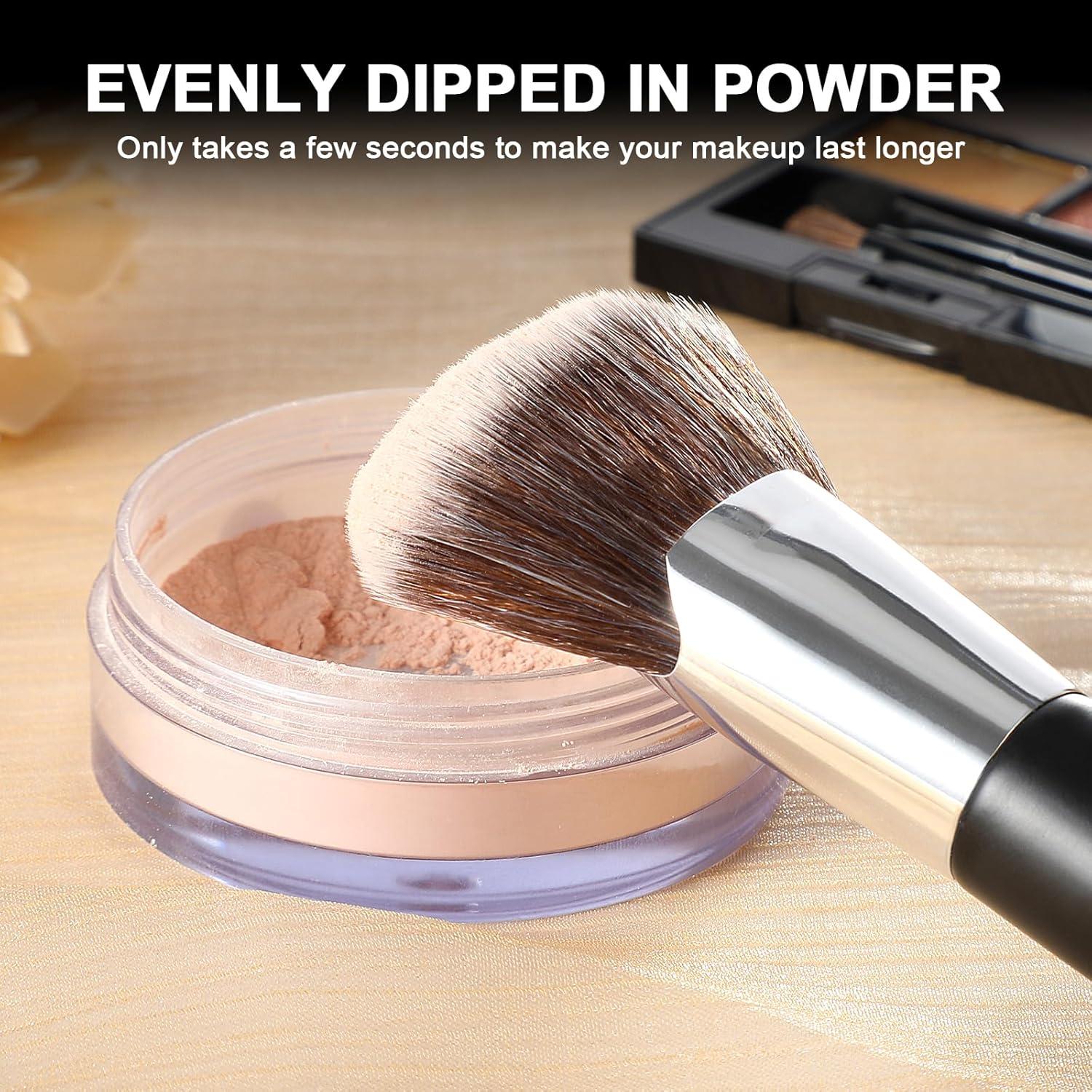 Brocha Bronceadora Kabuki BeautyFactor 12CM Cerdas Suaves