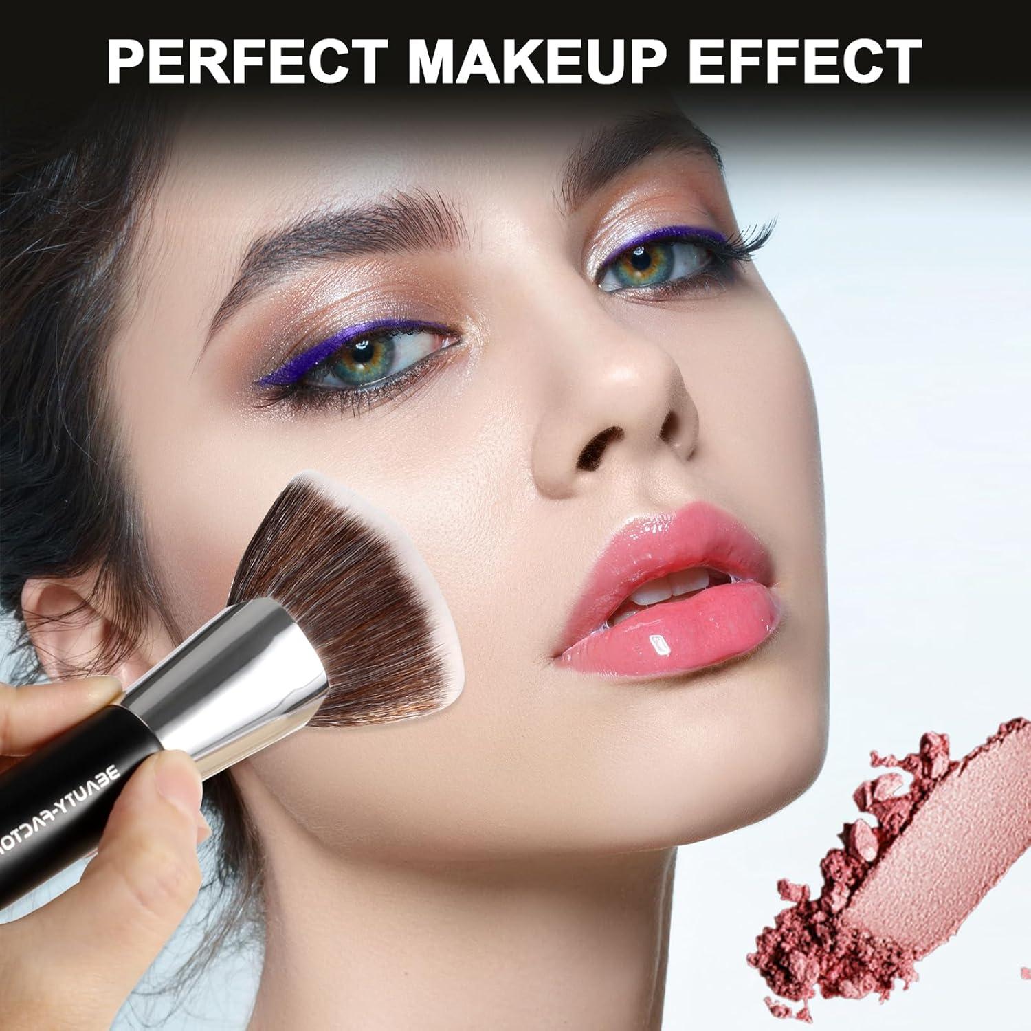 Brocha Bronceadora Kabuki BeautyFactor 12CM Cerdas Suaves