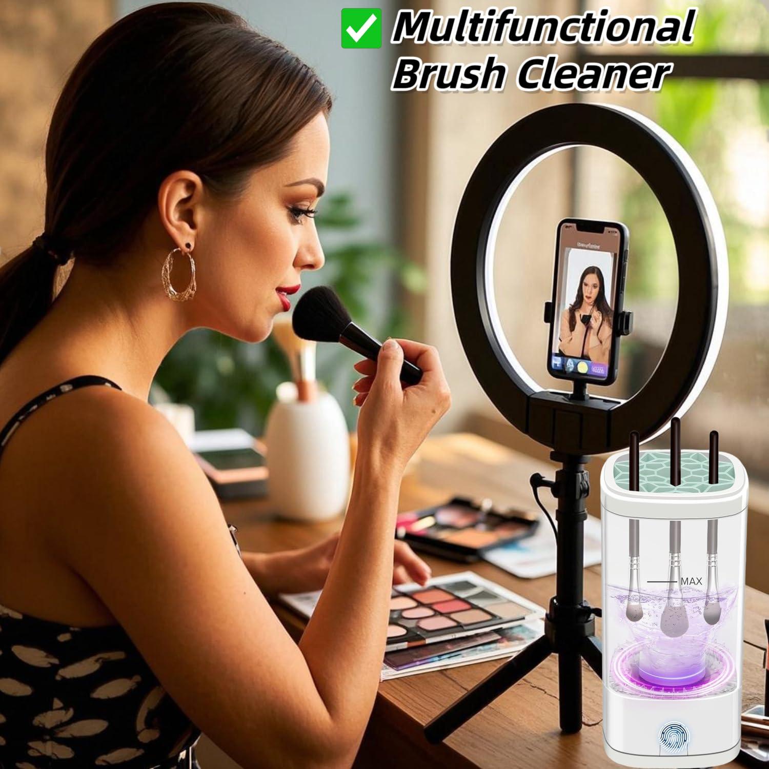 Limpiador Eléctrico de Brochas de Maquillaje Eichopmen - Secado Rápido