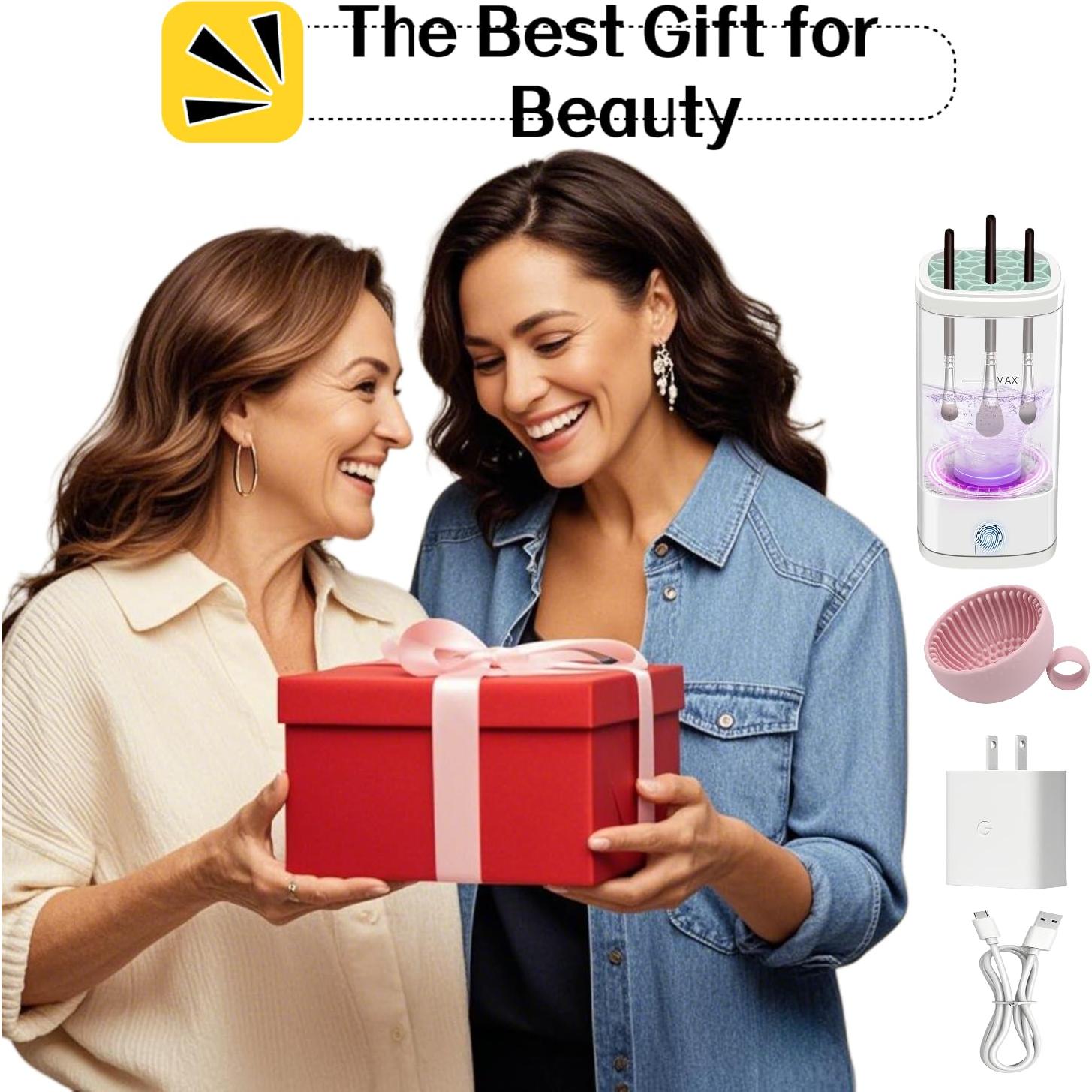 Limpiador Eléctrico de Brochas de Maquillaje Eichopmen - Secado Rápido