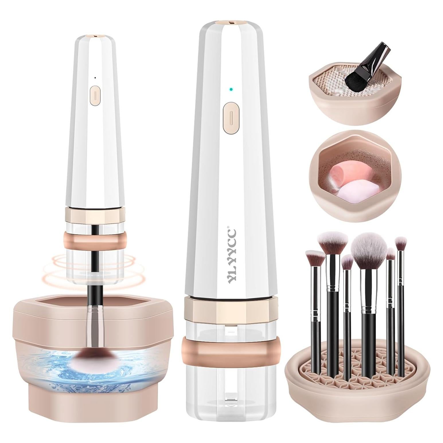 Limpiadora y Secadora de Brochas YLYYCC 3 en 1 Portátil
