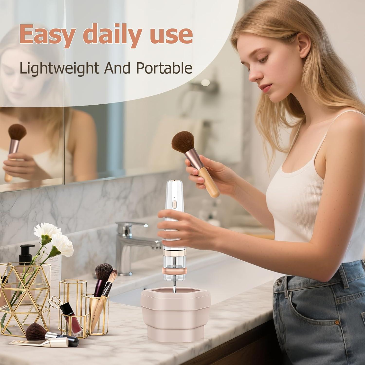 Limpiadora y Secadora de Brochas YLYYCC 3 en 1 Portátil