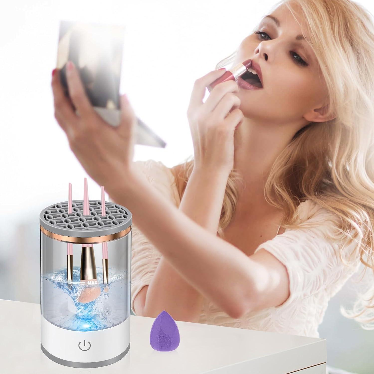 Limpiador Eléctrico de Brochas de Maquillaje Ruirgo - Compacto y Portátil