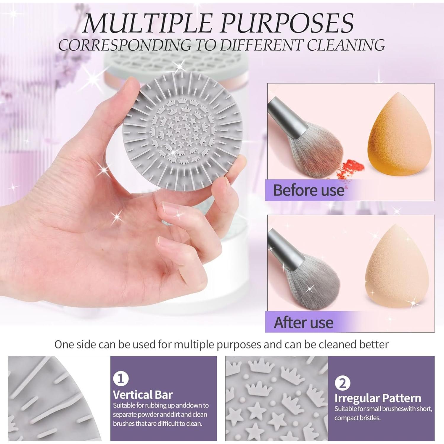 Limpiador Eléctrico de Brochas de Maquillaje Ruirgo - Compacto y Portátil