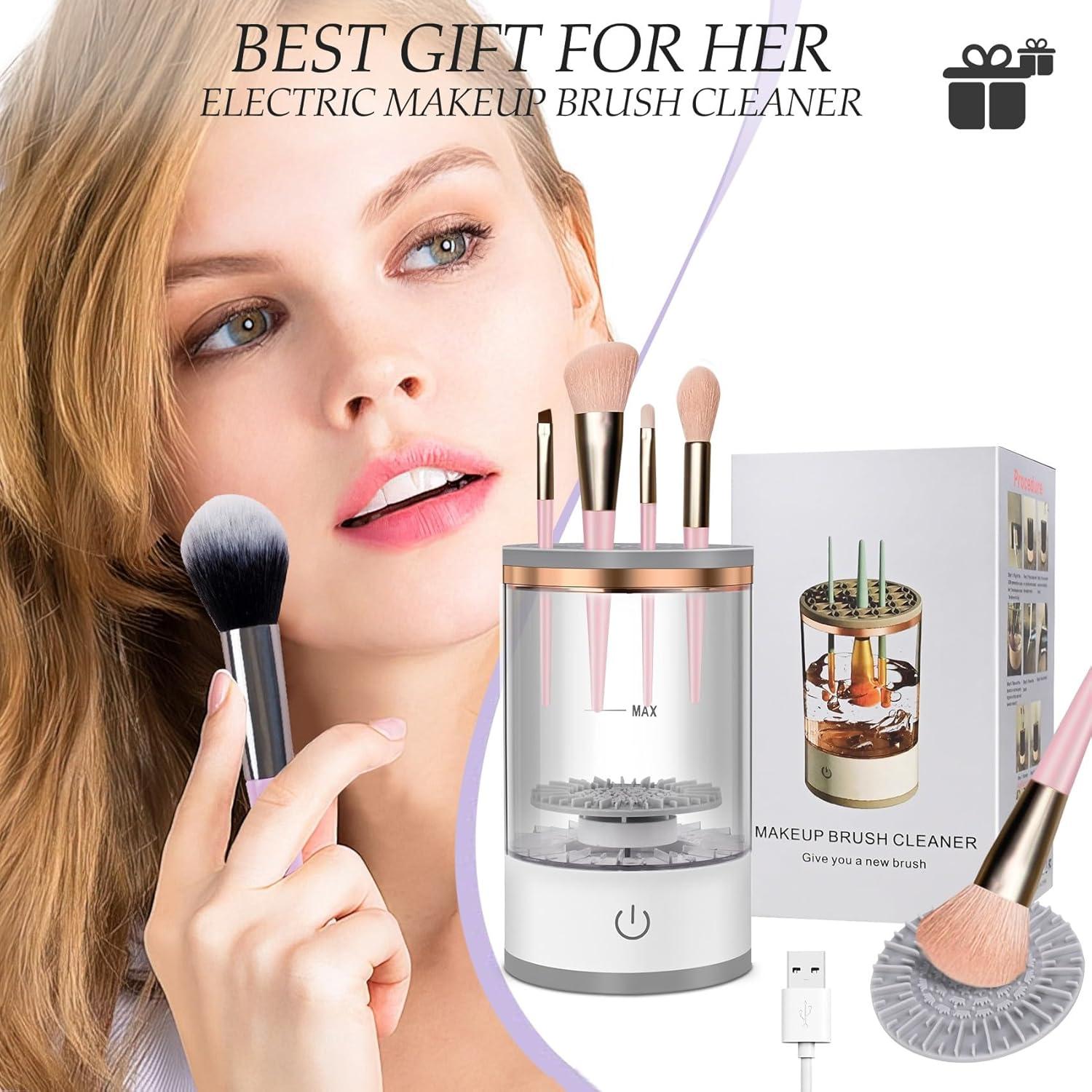 Limpiador Eléctrico de Brochas de Maquillaje Ruirgo - Compacto y Portátil