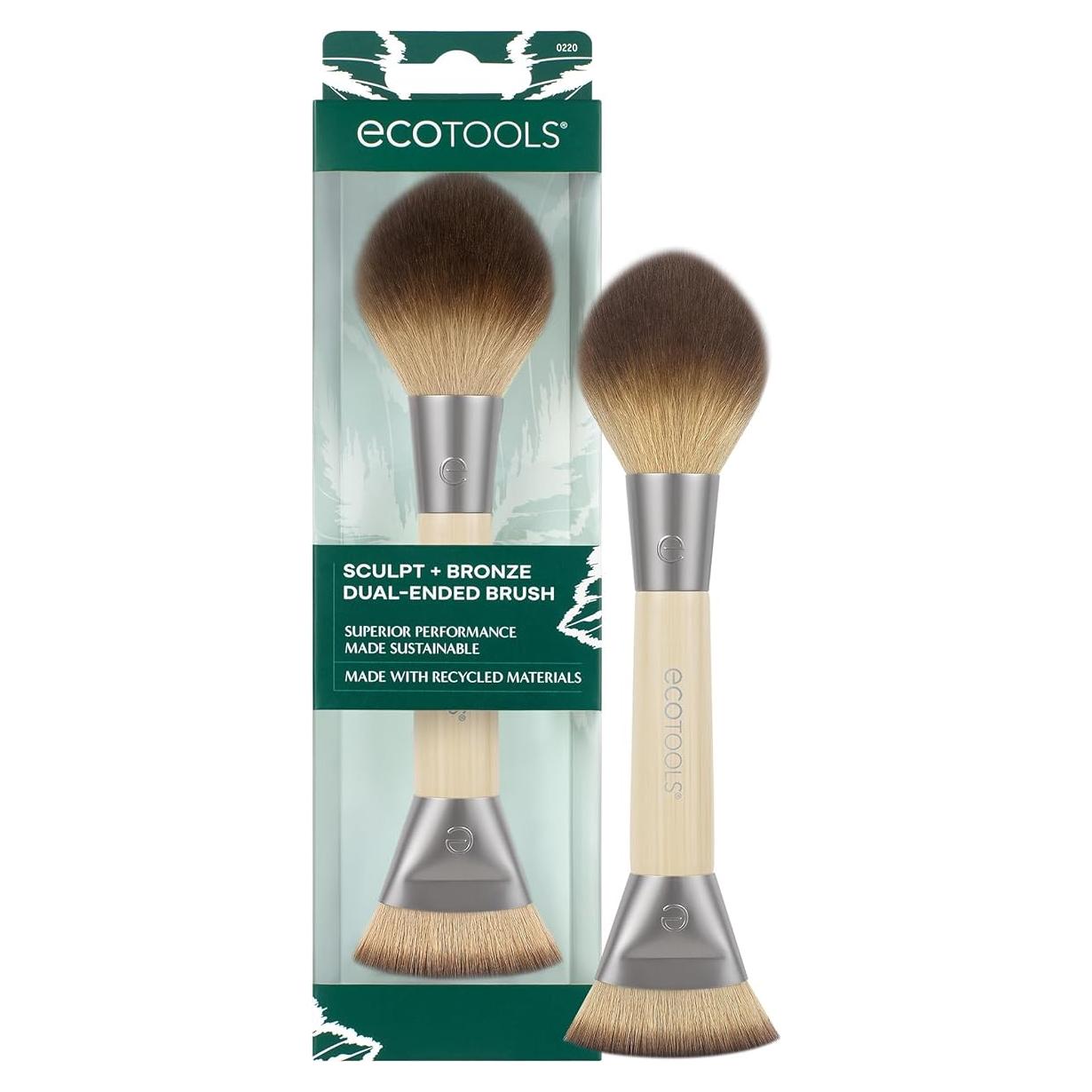 Pincel de Maquillaje EcoTools Doble Cara para Contorno y Bronceado