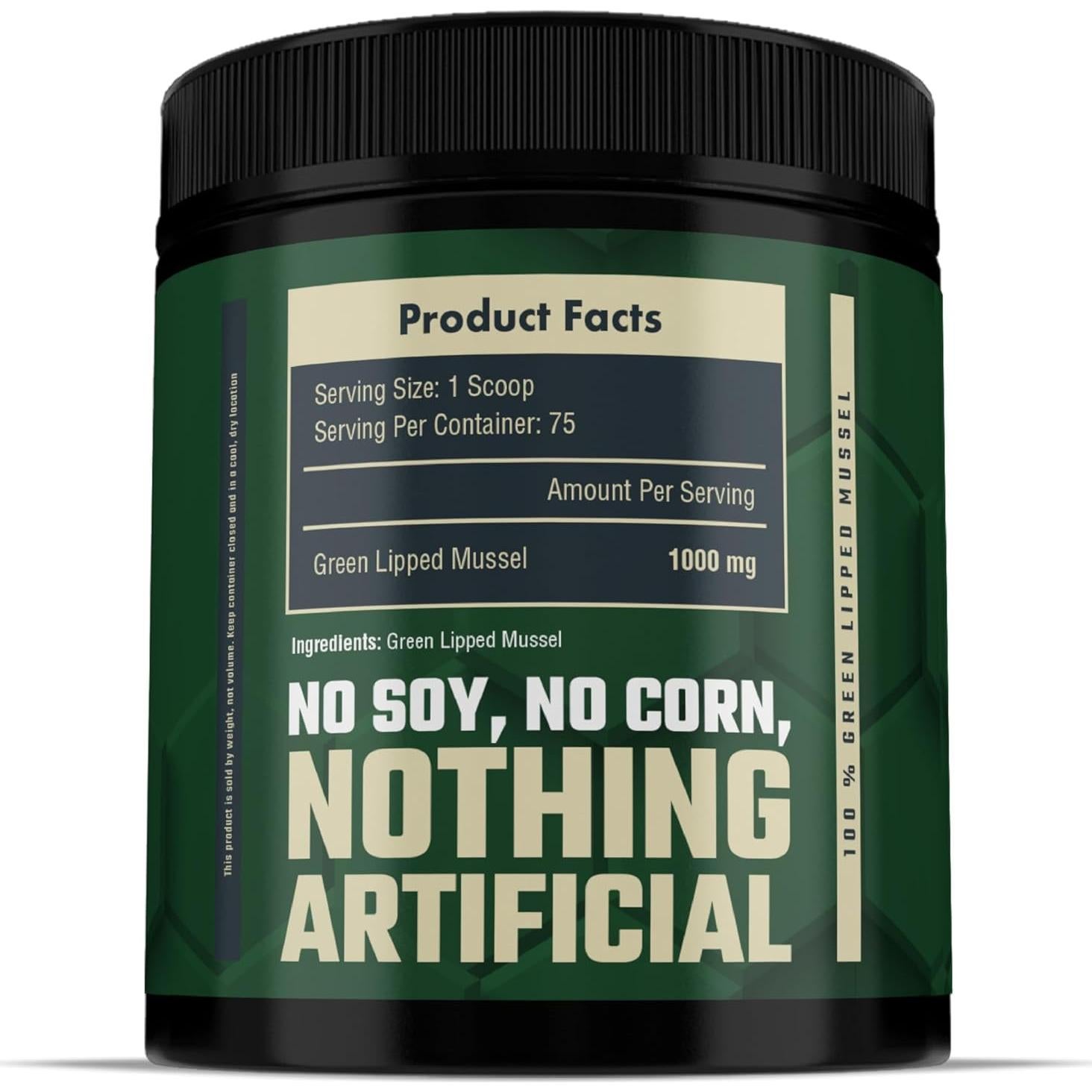 Polvo de Mejillón Verde Daybreak 75g - Suplemento Articular para Perros y Gatos