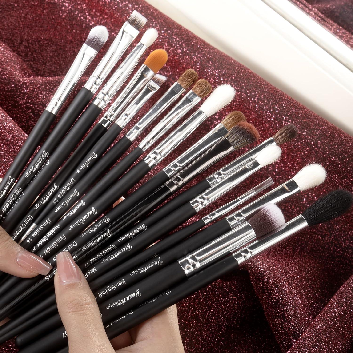 Conjunto de Brochas de Maquillaje para Ojos Bueart Design 16 Piezas