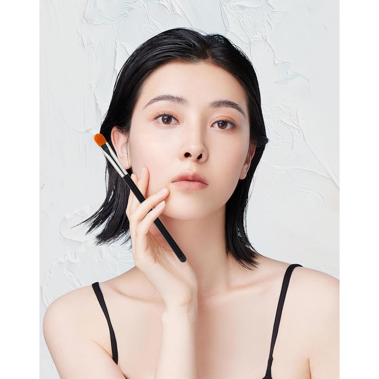 Brocha de Cejas E32 JEZTDKLE - Plana y Precisa 19.5 cm