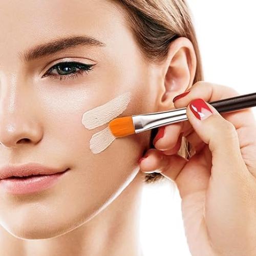 Brocha de Cejas E32 JEZTDKLE - Plana y Precisa 19.5 cm