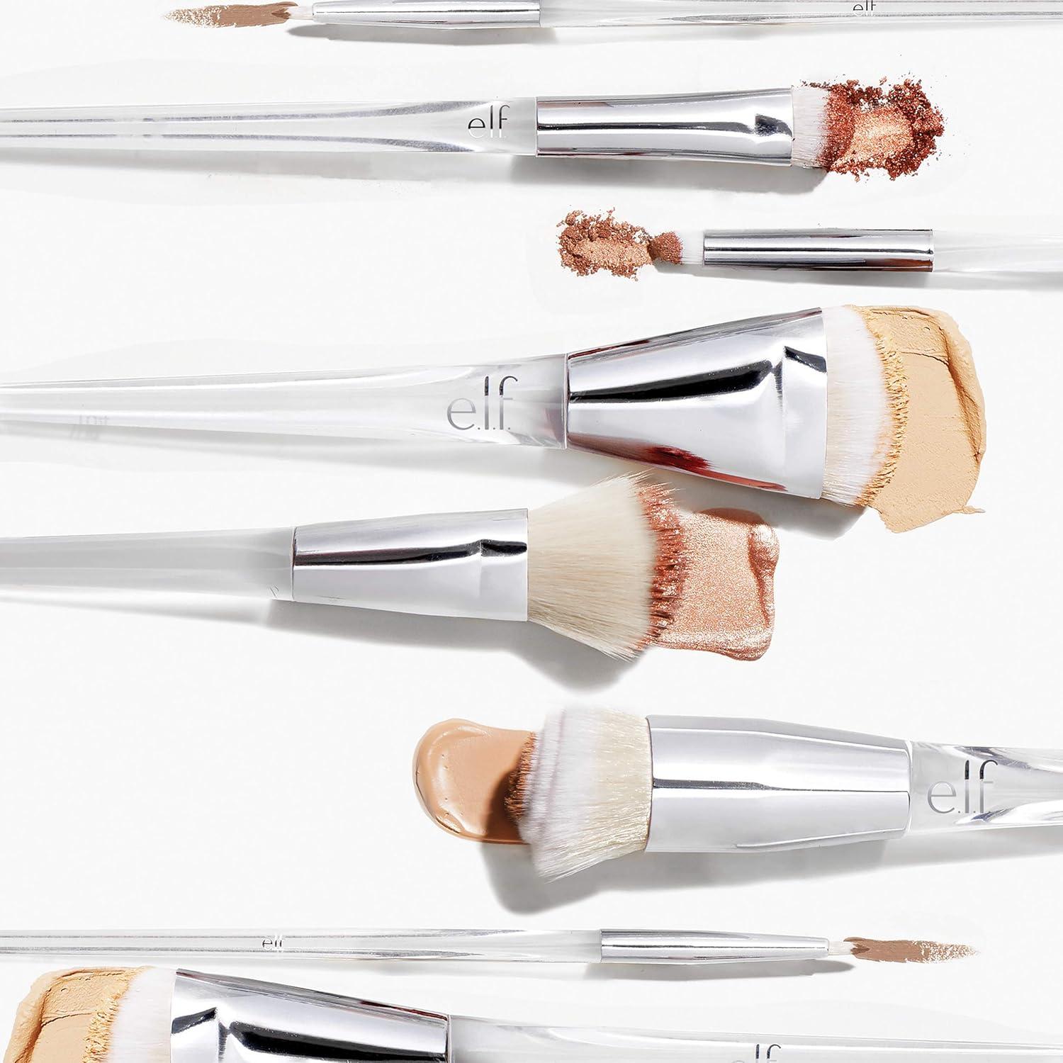 Pincel de Sombra de Ojos e.l.f. Precisión Mediano Sintético