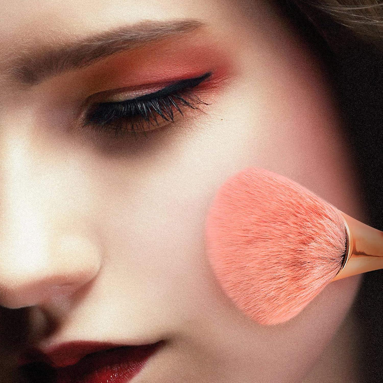 Brocha Kabuki Profesional Jutoe para Maquillaje - 2 Pcs